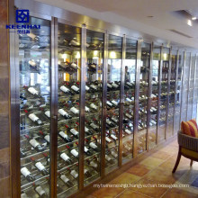 Keenhai OEM Bespoke Stainless Steel Metal Wine Rack